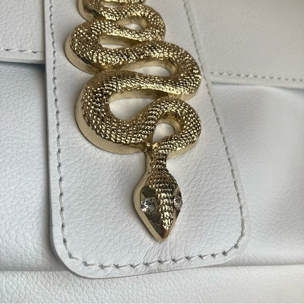House of Harlow 1960 white snake crossbody bag - Picture 7 of 16
